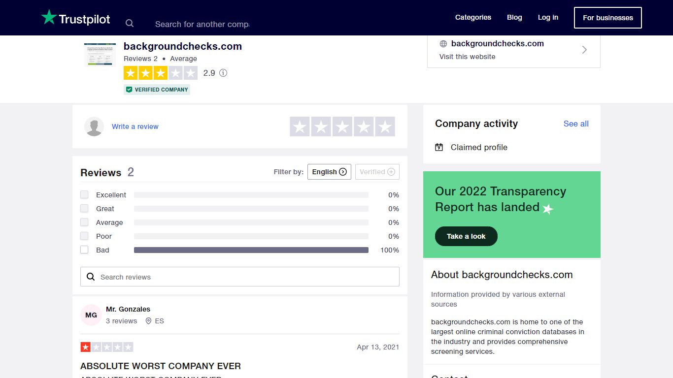 backgroundchecks.com Reviews | Read Customer Service Reviews of ...